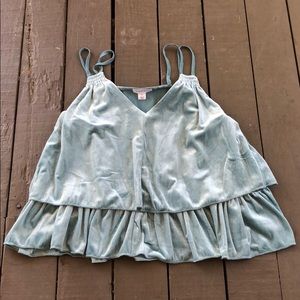 Velvet tank